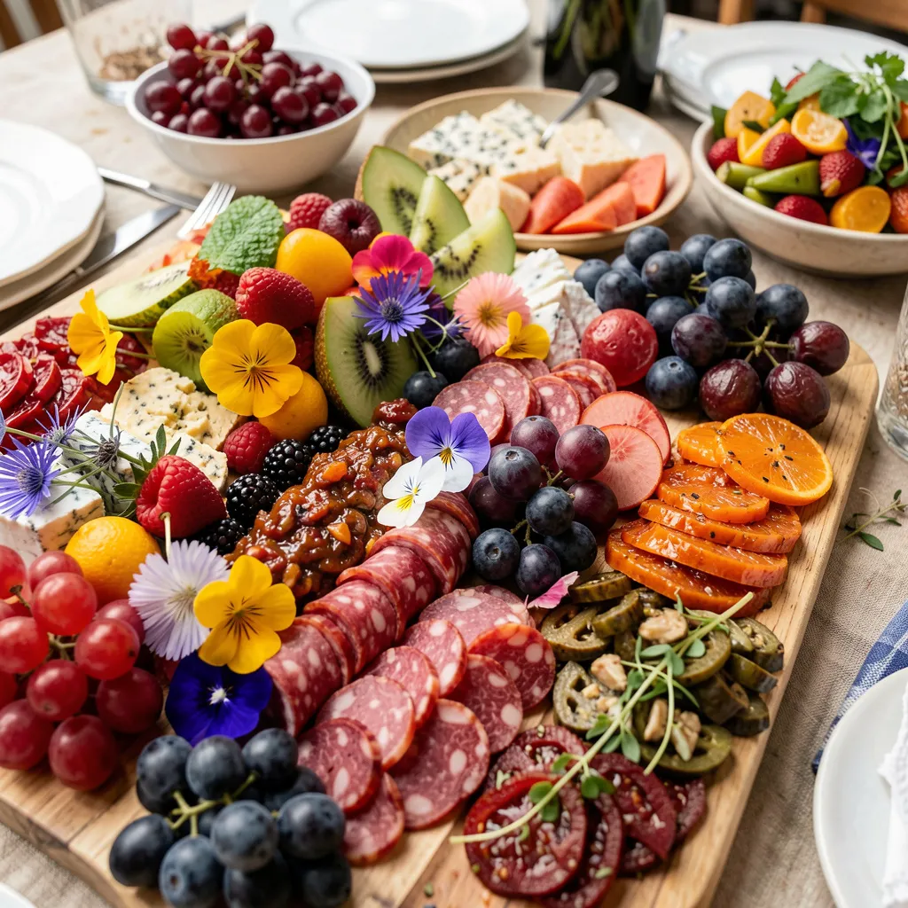 Natural food photography styling